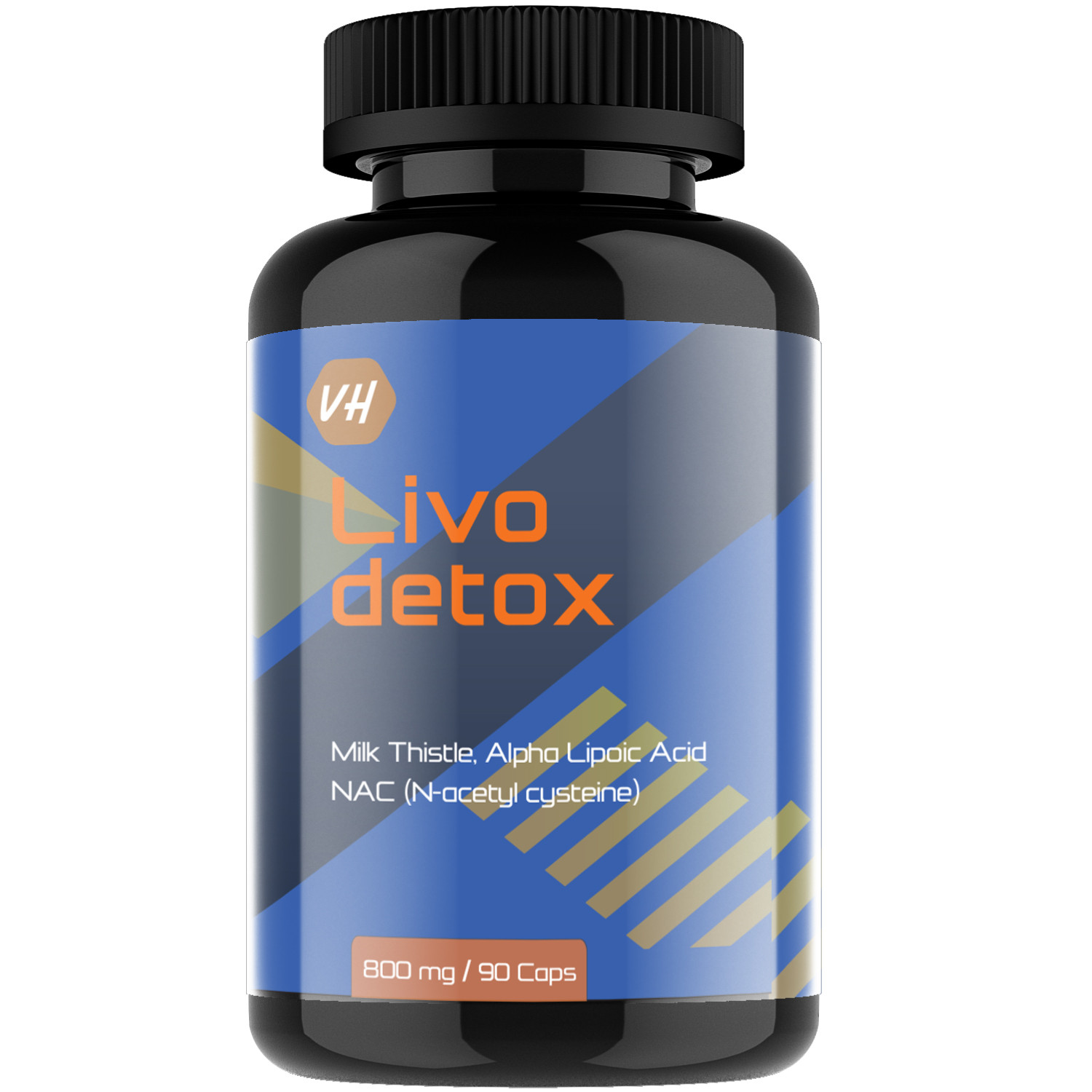 Liver Detox Milk Thistle Extract (Silybin) with NAC, Alpha Lipoic